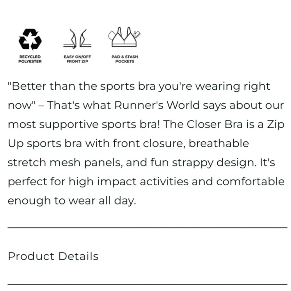 Handful The Closure High Impact Sports Bra - Picture 13 of 16
